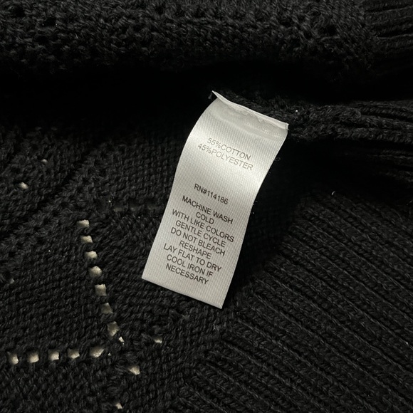 NWT - Frye Women's Oversized Pointelle Knit Open Front Cardigan - Size L - Picture 8 of 9